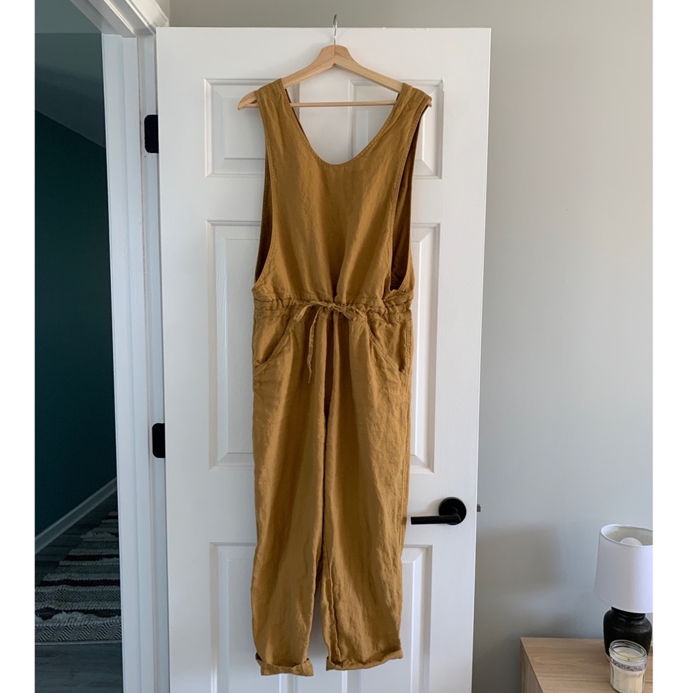 “Not Perfect Linen” Loose Linen Jumpsuit